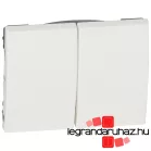   Legrand Galea Life kettős billentyű, fehér, Legrand 777012