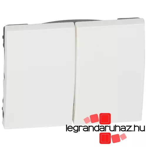 Legrand Galea Life kettős billentyű, fehér, Legrand 777012