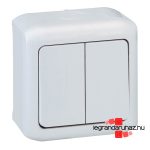 Forix IP44 falon kívüli csillárkapcsoló 10 AX - 250 V~ fehér, Legrand 782362