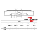 Legrand Forix IP20 falon kívüli 4-es sorolású munkaállomás fehér, Legrand 782494