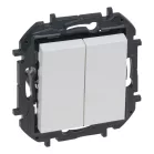   Legrand Niloé Step csillárkapcsoló, 10AX, fehér, Legrand  863105B