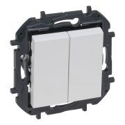   Legrand Niloé Step csillárkapcsoló, 10AX, fehér, Legrand  863105B