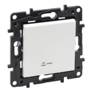   Legrand Niloé Step egypólusú kapcsoló jelzőfénnyel, 10AX, fehér, IP44, Legrand  863111IP44