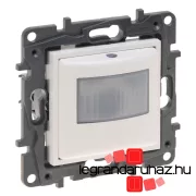   Legrand Niloé Step mozgásérzékelős (PIR) kapcsoló, 100 W LED, 2 vezetékes, fehér, Legrand  863148A
