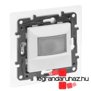   Legrand Niloé Step IP44 mozgásérzékelős kapcsoló 3 - 250 W, 120°, 2-vezetékes, fehér, Legrand  863150A