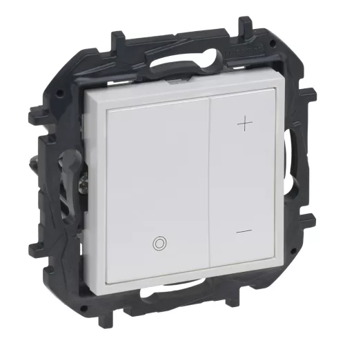 Legrand Niloé Step nyomógombos fényerőszabályzó 125W, 2 vezetékes, fehér, Legrand  863153B