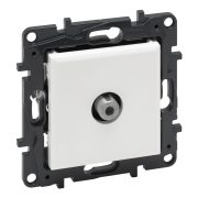   Legrand Niloé Step TV végzáró aljzat "F" típus (1,5 dB), fehér, Legrand  863175
