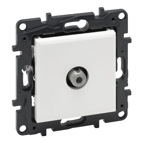 Legrand Niloé Step TV végzáró aljzat "F" típus (1,5 dB), fehér, Legrand  863175