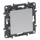   Legrand Niloé Step egypólusú kapcsoló, 10AX, alumínium, Legrand  863301