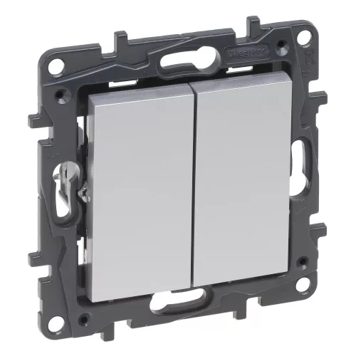 Legrand Niloé Step csillárkapcsoló, 10AX, alumínium, IP44, Legrand  863305IP44