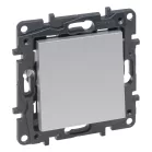   Legrand Niloé Step váltókapcsoló, 10AX, alumínium, Legrand  863306