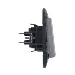 Legrand Niloé Step váltókapcsoló, 10AX, alumínium, Legrand  863306