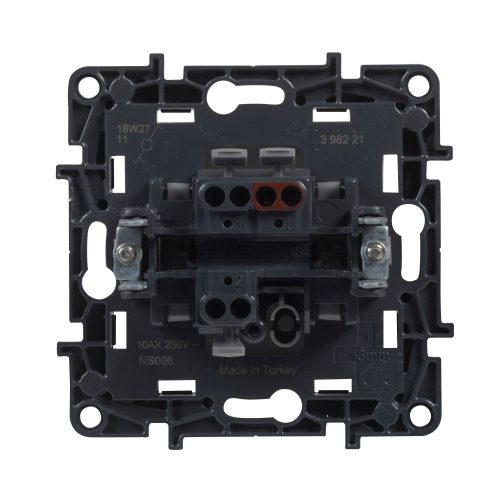 Legrand Niloé Step váltókapcsoló, 10AX, alumínium, Legrand  863306