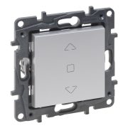   Legrand Niloé Step redőnykapcsoló (3 állású), 6A, alumínium, Legrand  863344