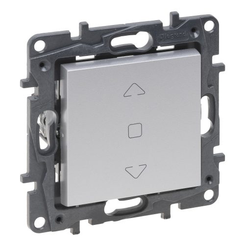 Legrand Niloé Step redőnykapcsoló (3 állású), 6A, alumínium, Legrand  863344