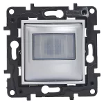 Legrand Niloé Step mozgásérzékelős (PIR) kapcsoló, 100 W LED, 2 vezetékes, alumínium, Legrand  863348A