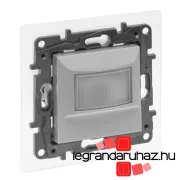   Legrand Niloé Step IP44 mozgásérzékelős kapcsoló 3 - 250 W, 120°, 2-vezetékes, alumínium, Legrand  863350A