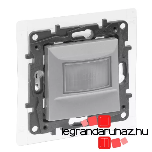 Legrand Niloé Step IP44 mozgásérzékelős kapcsoló 3 - 250 W, 120°, 2-vezetékes, alumínium, Legrand  863350A