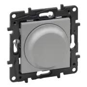   Legrand Niloé Step forgatógombos fényerőszabályzó, 300W, alumínium, Legrand  863352