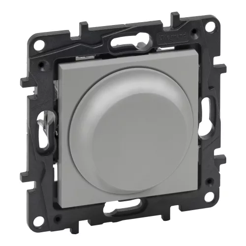 Legrand Niloé Step forgatógombos fényerőszabályzó, 300W, alumínium, Legrand  863352