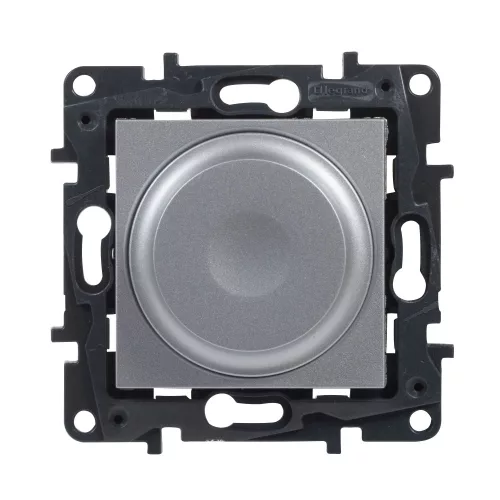 Legrand Niloé Step forgatógombos fényerőszabályzó, 300W, alumínium, Legrand  863352