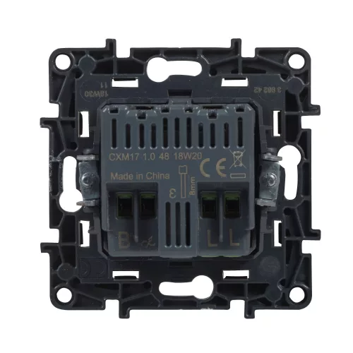 Legrand Niloé Step forgatógombos fényerőszabályzó, 300W, alumínium, Legrand  863352