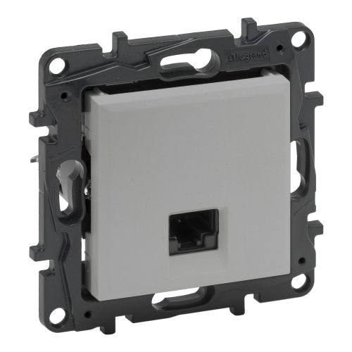 Legrand Niloé Step 1XRJ45 Cat.5E UTP aljzat, alumínium, Legrand  863359