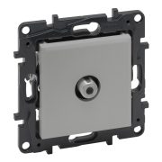   Legrand Niloé Step TV végzáró aljzat "F" típus (1,5 dB), alumínium, Legrand  863375