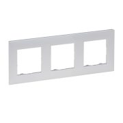   Legrand Niloé Step hármas keret, alumínium, Legrand  863393