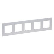   Legrand Niloé Step ötös keret, alumínium, Legrand  863395