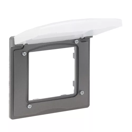 Legrand Niloé Step egyes keret, IP44, grafit szürke, Legrand  863496