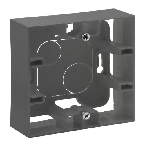 Legrand Niloé Step egyes kiemelődoboz, grafitszürke, Legrand  863497 / 863497B