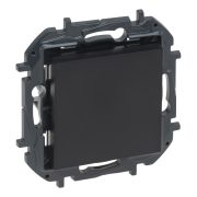   Legrand Niloé Step egypólusú kapcsoló, 10AX, fekete, Legrand  863501B