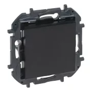   Legrand Niloé Step egypólusú kapcsoló, 10AX, fekete, IP44, Legrand  863501BIP44