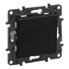   Legrand Niloé Step váltókapcsoló, 10AX, fekete, Legrand  863506