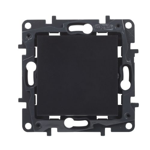 Legrand Niloé Step váltókapcsoló, 10AX, fekete, Legrand  863506