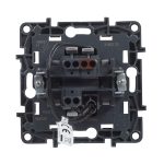 Legrand Niloé Step váltókapcsoló jelzőfénnyel, 10AX, fekete, Legrand  863516