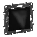 Legrand Niloé Step kábelkivezető, IP21, fekete, Legrand  863529