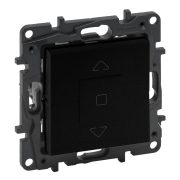   Legrand Niloé Step redőnykapcsoló (3 állású), 6A, fekete, Legrand  863544