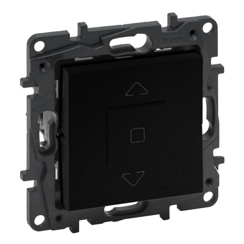 Legrand Niloé Step redőnykapcsoló (3 állású), 6A, fekete, Legrand  863544