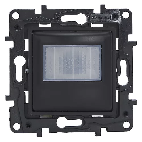 Legrand Niloé Step mozgásérzékelős (PIR) kapcsoló, 100 W LED, 2 vezetékes, fekete, Legrand  863548A