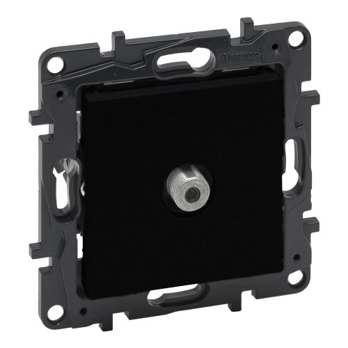 Legrand Niloé Step TV végzáró aljzat "F" típus (1,5 dB), fekete, Legrand  863575