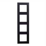 Legrand Niloé Step négyes keret, fekete, Legrand  863594