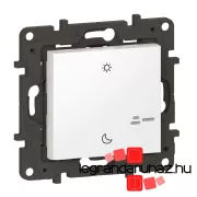   Legrand Niloé Step Netatmo szcenárió kapcsoló - Ébredés/Alvás funkcióval, fehér, Legrand 863601