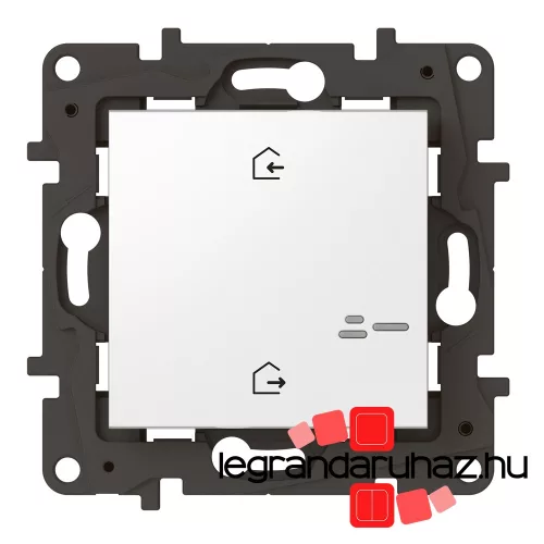 Legrand Niloé Step Netatmo vezeték nélküli főkapcsoló - Érkezés/Távozás funkcióval, fehér, Legrand 863602