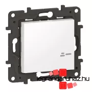   Legrand Niloé Step Netatmo vezeték nélküli kapcsoló - egypólusú, fehér, Legrand 863606