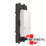 Legrand Niloé Step Netatmo vezeték nélküli kapcsoló - kettős egypólusú, fehér, Legrand 863608