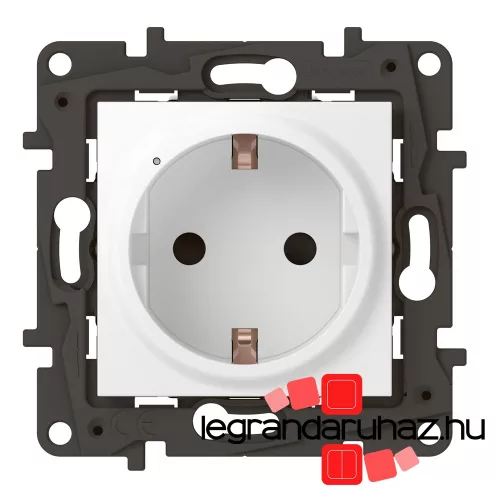Legrand Niloé Step Netatmo intelligens csatlakozóaljzat 16A, fehér, Legrand 863620