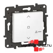   Legrand Niloé Step Netatmo intelligens redőnykapcsoló, fehér, Legrand 863643