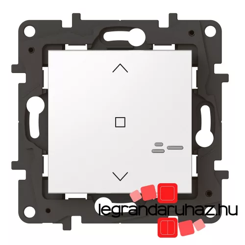 Legrand Niloé Step Netatmo intelligens redőnykapcsoló, fehér, Legrand 863643